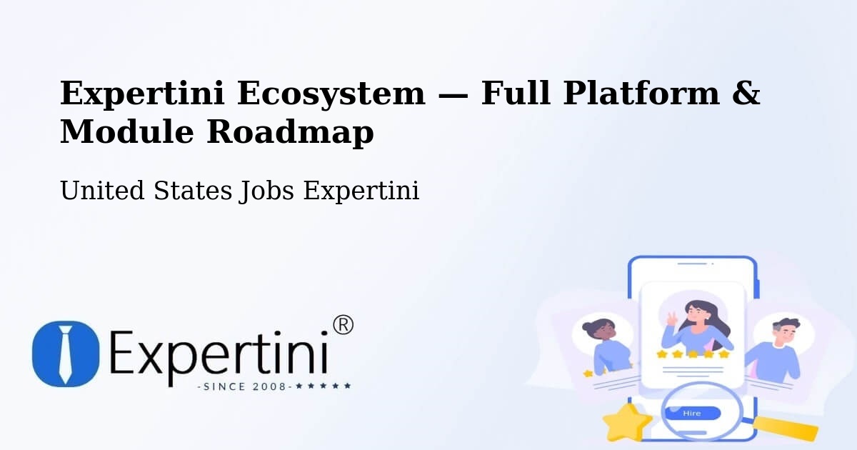 Expertini Ecosystem — Full Platform & Module Roadmap – Hazleton